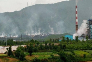 Nguyên nhân cháy ở bãi thải mỏ than Nông Sơn là do nội sinh sau cơn mưa
