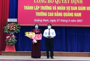 Công bố quyết định thành lập Trường Cao đẳng Quảng Nam
