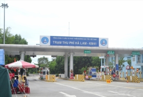 Xe chở hàng thuộc địa phương có dịch chỉ được giao hàng tại nút giao với cao tốc