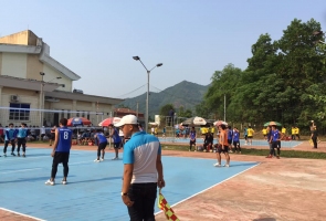 Nông Sơn- Khởi tranh giải bóng chuyền 