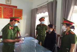 TIÊN PHƯỚC- Bắt tạm giam nữ cán bộ xã lừa đảo hơn 5 tỷ đồng