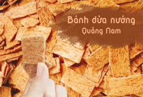 Bánh dừa nướng Quảng Nam - đặc sản ngon nức tiếng