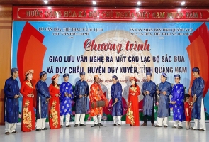 Duy Xuyên- Trình diễn nghệ thuật hát sắc bùa